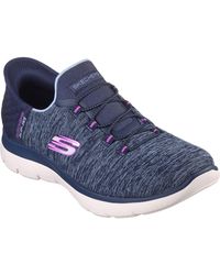 Skechers - Summits Dazzling Haze 149937-Nvpr Slip On Shoes - Lyst