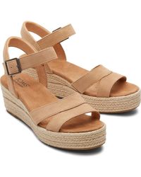 TOMS - Audrey 100% Cow Wedges - Lyst