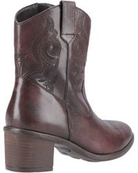 Hush Puppies - Wynn Stiefeletten Mit Absatz Aus Leder - Lyst