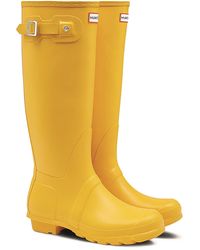 HUNTER - Matt Original Tall Wellington Boots - Lyst