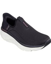 Skechers - D'Lux Walker 2.0 150099-Bkpk Lace Up Shoes - Lyst