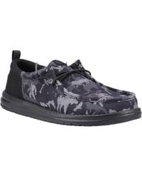 HEYDUDE - Wally Funk Hunt Camo Canvas Shoes - Lyst