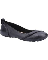 Hush Puppies - Janessa Leder Flats - Lyst