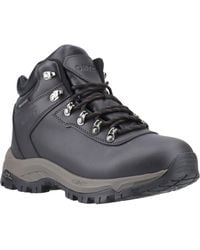 Hi-Tec - Eurotrek Lite Waterproof Faux Leather Dark Chocolate Hiking Boots - Lyst