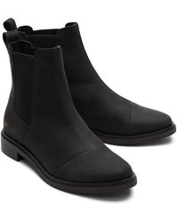 TOMS - Charlie Leather Boots - Lyst