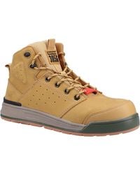 Hard Yakka - 3056 Lace Zip Leather Wheat Safety Boots - Lyst