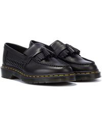 Dr. Martens Adrian Croc Tassle Loafers in Black Lyst