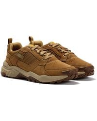 Caterpillar - Grapple Suede Butternut Trainers - Lyst