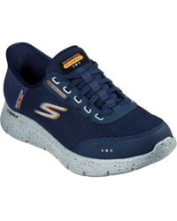 Skechers - Go Walk Flex 216330-Nvy Lace Up Shoes - Lyst