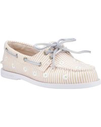 Sperry Top-Sider - Authentic Original Textile Seersucker Standard Boat Shoes - Lyst