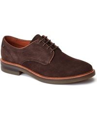 Base London - Mawley Leather Burnt Oxford Shoes - Lyst