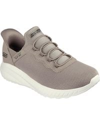 Skechers - Bobs Sport Squad Chaos 117500W-Tpe Taupe Slip On Shoe - Lyst
