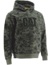 Caterpillar - Trademark Cotton Hooded Sweatshirt - Lyst