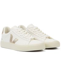 Veja - Campo Women's /platine Trainers - Lyst