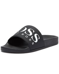 Hugo boss sliders sale Clearance