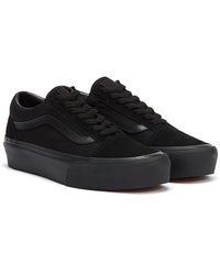 vans plateforme cuir