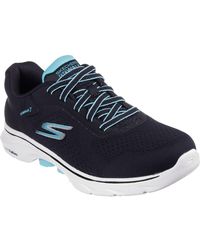 Skechers - Go Walk 7 Cosmic Waves Zapatillas De Mujer De Poliéster En/Turquesa - Lyst