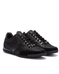 hugo boss mens black shoes