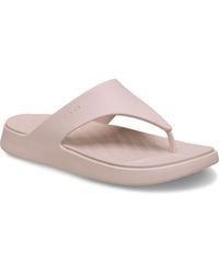 Crocs™ - Getaway Triangle Eva Quartz Sandals - Lyst