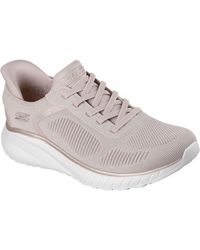 Skechers - Engineered Knitted Bungee Slip-On Runners - Lyst