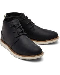 TOMS - Navi Leather Boots - Lyst