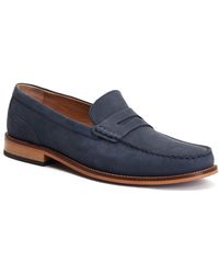 Base London - Garfield Leather Loafers - Lyst