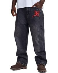 Ed Hardy - Serpent Skull Graphic Washed Jeans - Lyst