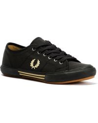 Fred Perry - B708 Vintage Tennis Canvas /Champagne Trainers - Lyst