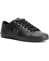 Fred Perry - Baseline Leather Trainers - Lyst