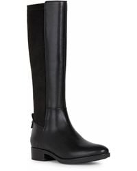Geox - D Felicity Leder Stiefel - Lyst