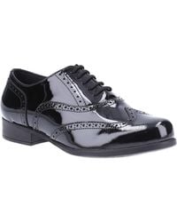 Hush Puppies - Kada Senior Patent Leather Girls's Patent Brogues - Lyst