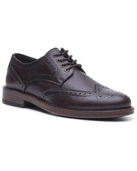 Hush Puppies - Isaac Leather Brogues Shoes - Lyst