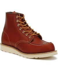 Red Wing Red Wing 6-inch Moc Oro Russet Portage Shoes Mens Toe Boots - Brown