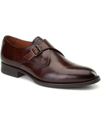 Base London - Faraday Leather Burnt Shoes - Lyst