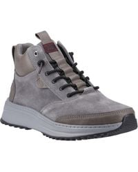HEYDUDE - Tahoe Classic Suede Granite/Multi Ankle Boots - Lyst