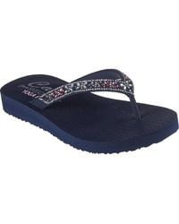 Skechers - Meditation Butterfly Garden Polyurethaan Sandalen - Lyst