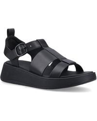 Fitflop - F-Mode Fisherman Leather Narrow Fit Sandals - Lyst