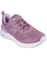 Skechers - Skech-Air Dynamight 2.0 New Heights Textile Mauve Trainers - Lyst