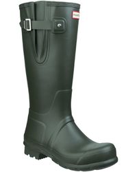 HUNTER - Original Side Adjustable Stivali Di Gomma Verde Scuro Da Uomo - Lyst