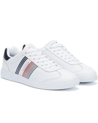 tommy hilfiger mens white sneakers