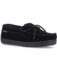 BEARPAW - Moc Ii Suede Slippers - Lyst