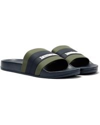 Lambretta - Prince Khaki Slides - Lyst