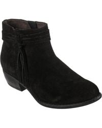 Skechers - Texas Modern Western Leather Suede Boots - Lyst