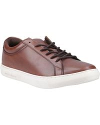 Jack & Jones - Galaxy Leather Cognac Trainers - Lyst