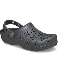Crocs™ - Classic Floral Cut Out Clogs - Lyst