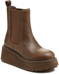 Rocket Dog - Heyday Synthetic Dark Flat Chelsea Boots - Lyst