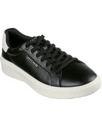Skechers - Court Break Suit Sneaker 183175-Blk Lace Up Shoes - Lyst