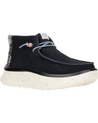 HEYDUDE - Wendy Peak Hi Suede Boots - Lyst
