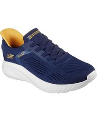 Skechers - Bobs Sport Squad Chaos Solid Step Textile Trainers - Lyst