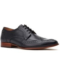 Base London - Barbera Excel Leather Brogues Shoes - Lyst